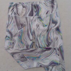 Athleta Contender Opal Capri Leggings Powerlift Small Athleisure Yoga Running